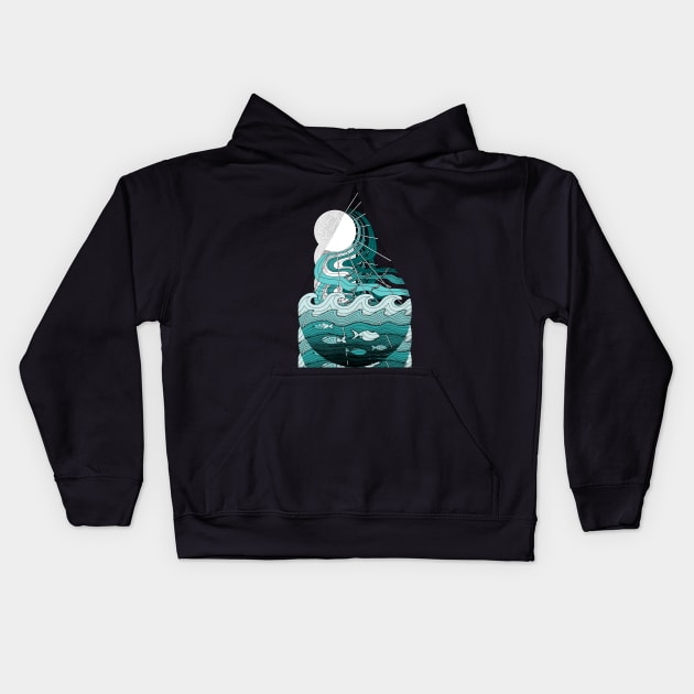 Drop of my world Kids Hoodie by agakubish